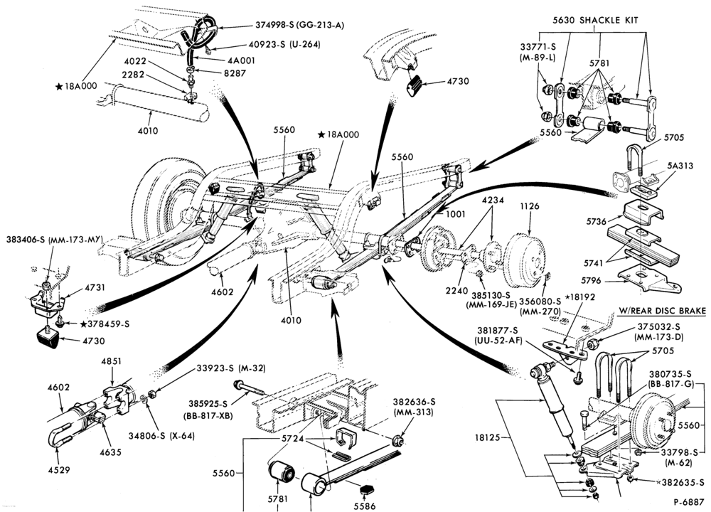 55 - FRONT SPRING AND STABILIZERS-REAR SUSPENSION - shock absorbers and springs