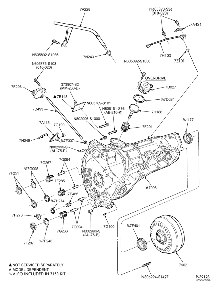 AUTOMATIC TRANSMISSION-INTERNAL PARTS - Torque converter, accumulators, case & related parts-TW