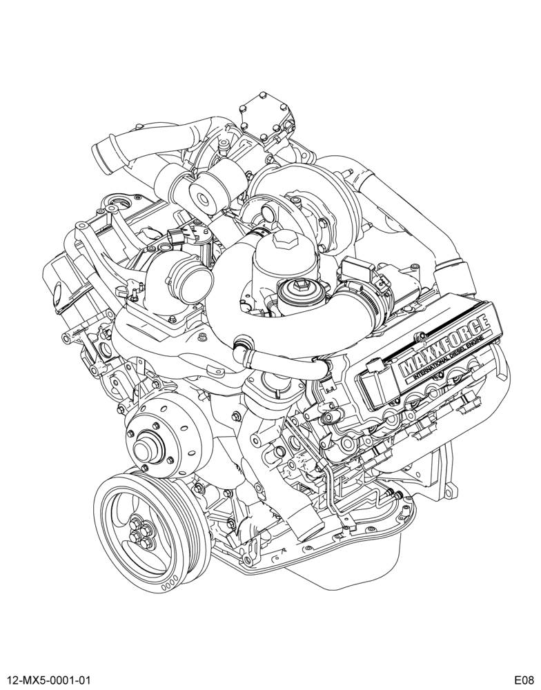 ..ENGINE - INTL V6, MAXXFORCE (Intl. 3665868F91)