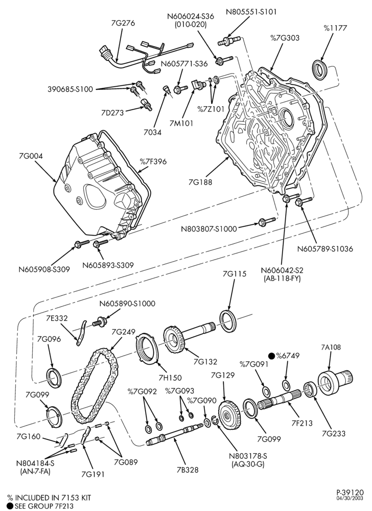 AUTOMATIC TRANSMISSION-INTERNAL PARTS - Chain, cover, sprockets & related parts-TW
