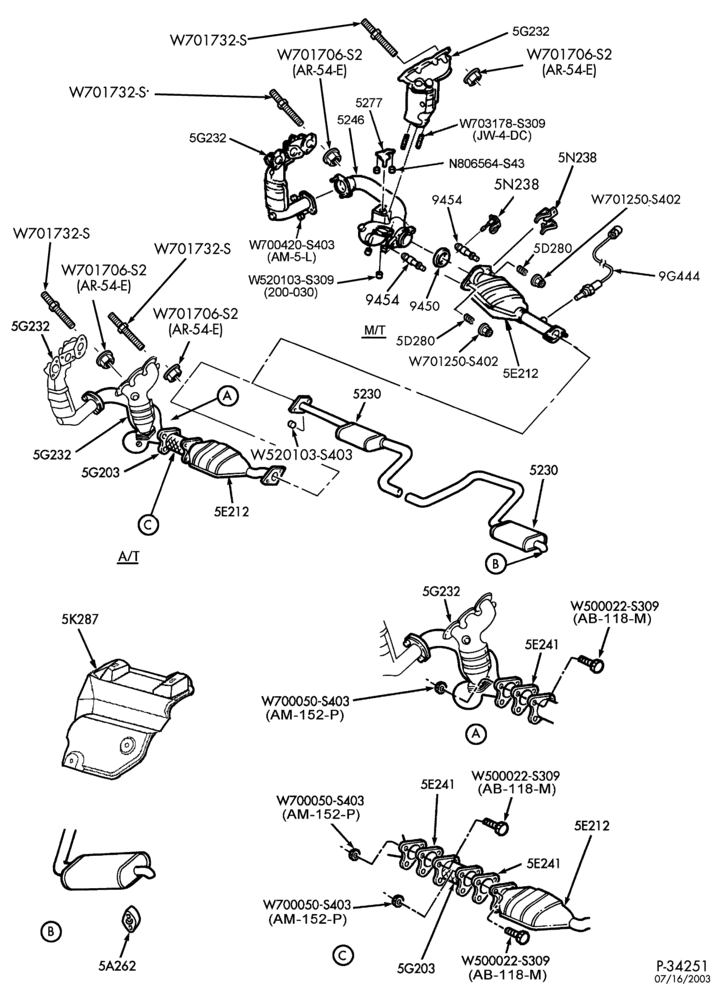 52.99 - FRAME-(NB,NN) 6 CYL. 2.5L