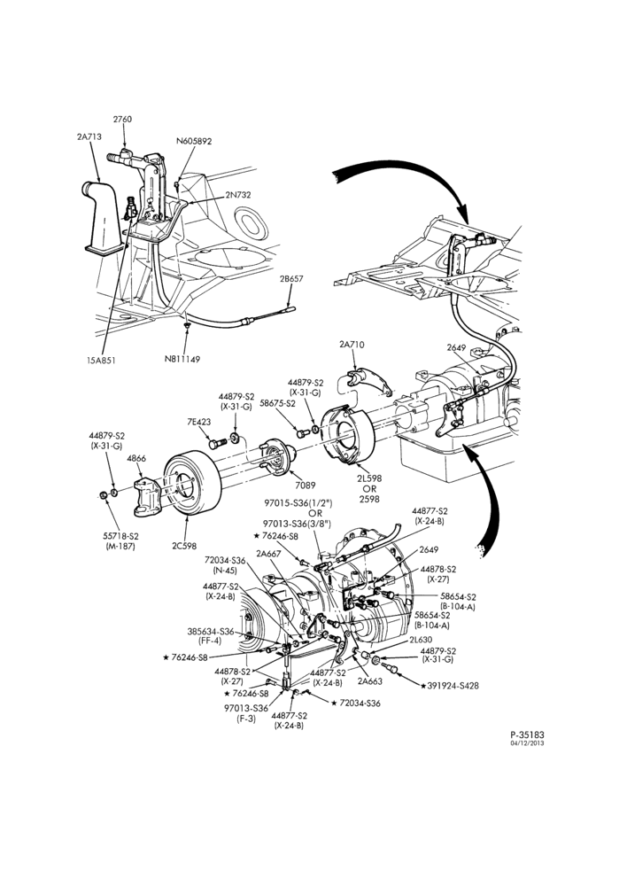 26.1 - PARKING BRAKES-Parking brake system - AT-545 &  FS4205-F650/750