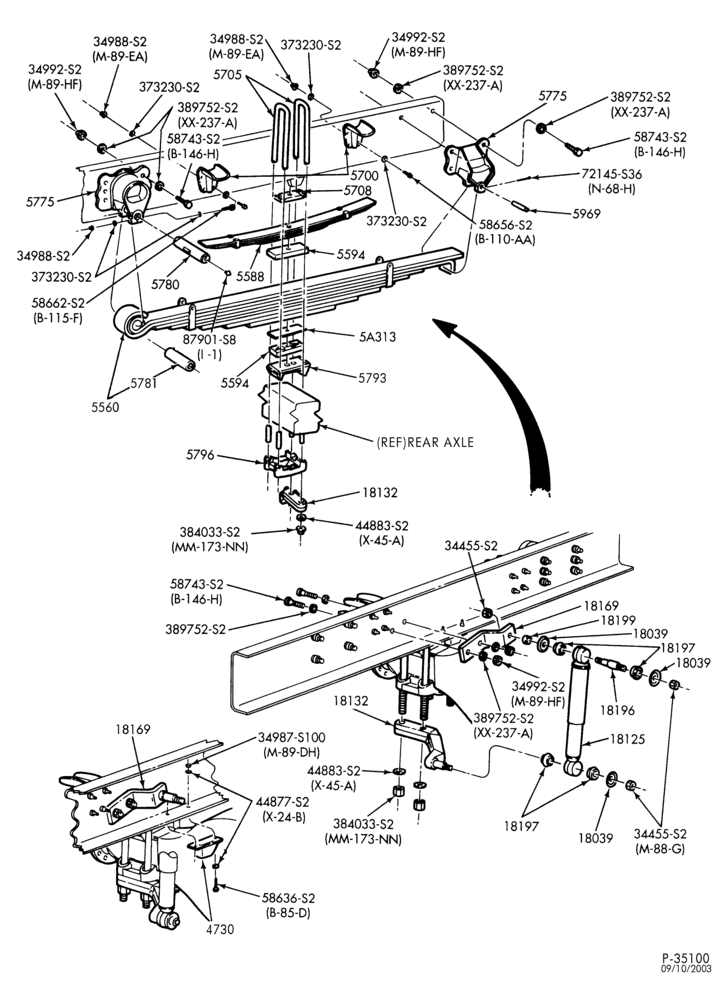 FRAME-Rear suspension-F650/750