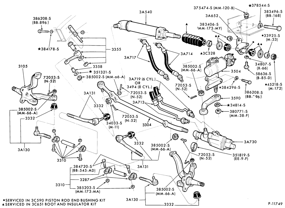 32 - STEERING-Steering linkage (power)