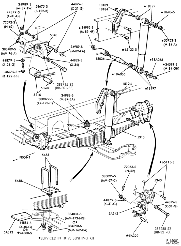 FRONT SUSPENSION (SPRINGS AND SHOCK ABSORBERS)-Springs and shock absorbers-F-FT600/900