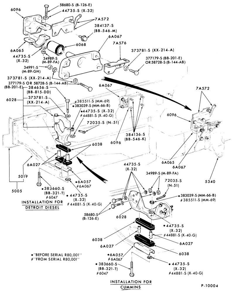60.1 - V6 CYL. 9.0L (552 C.I.D.) DIESEL - DETROIT 6V-92-(front and rear)-LN-LNT900
