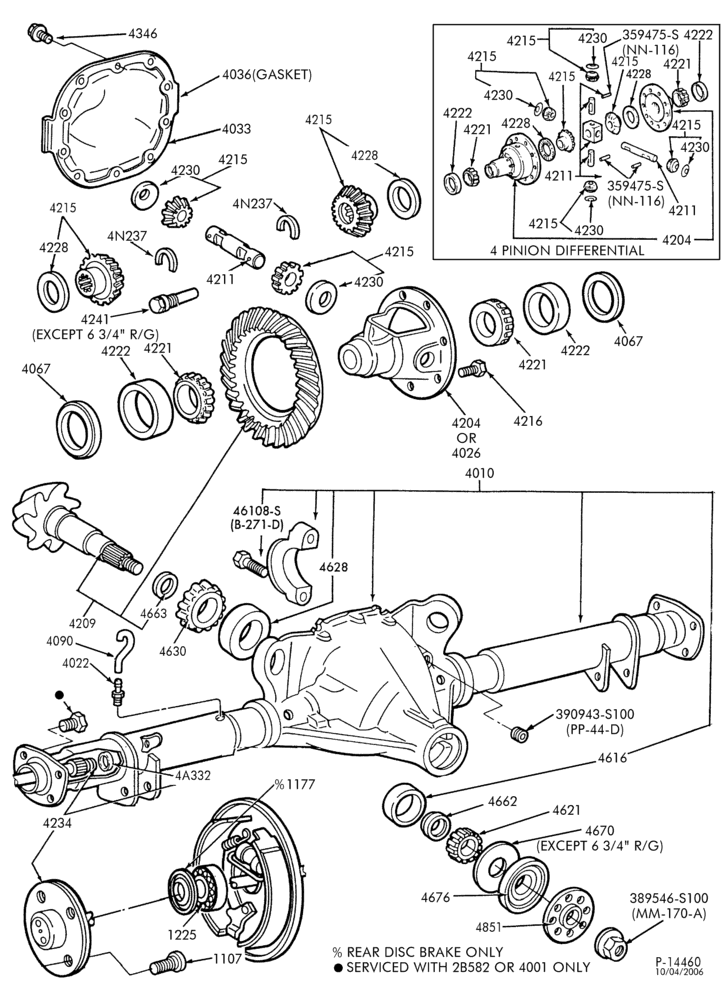 40 - DRIVESHAFT-REAR AXLE