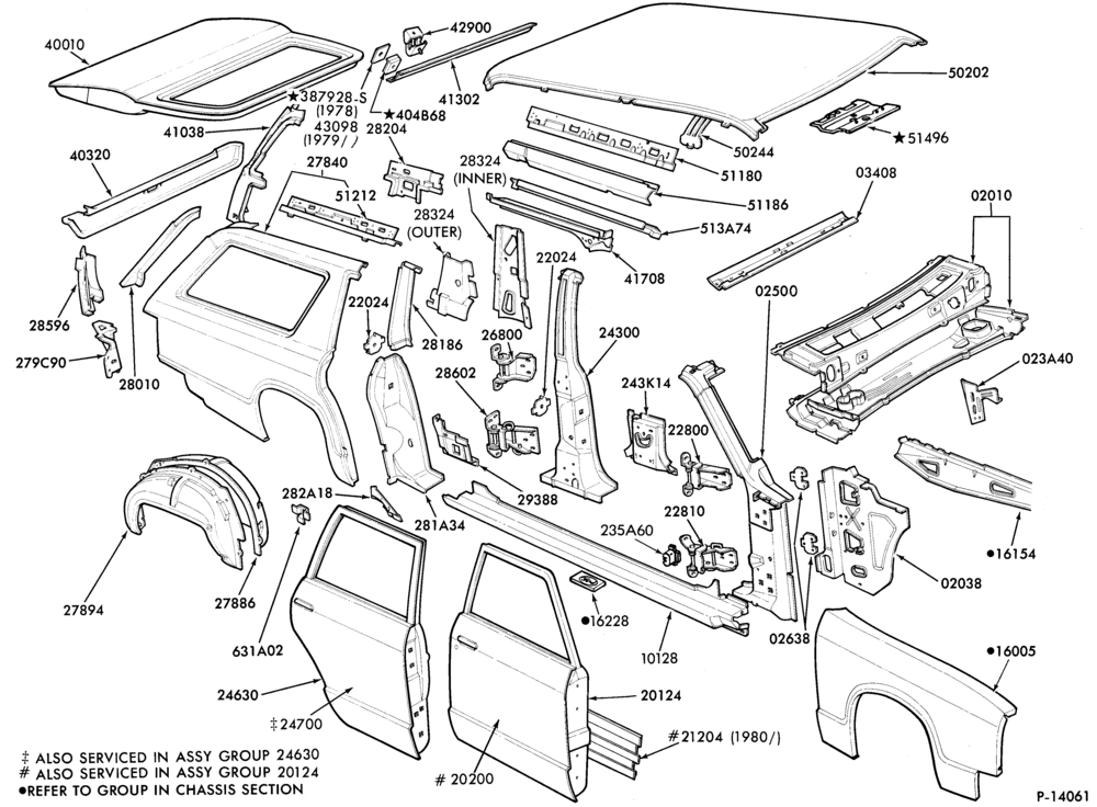 P - SHEET METAL-74 - upper body