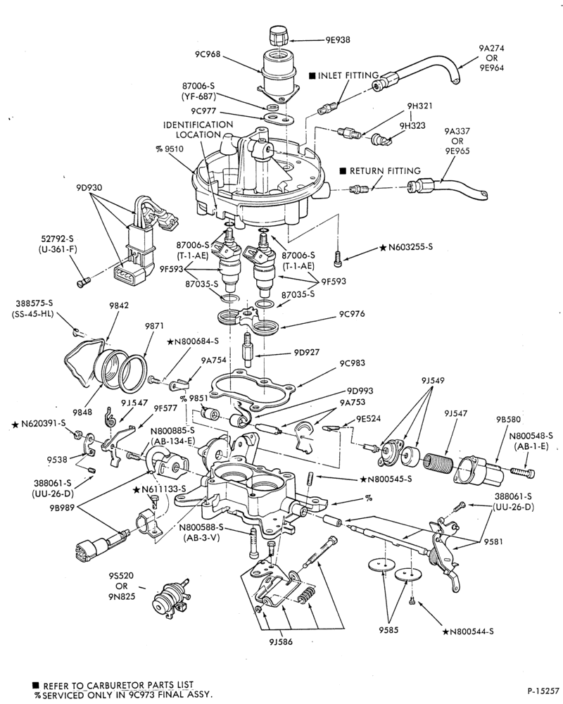 95 - 8 CYL. 5.0L (302 C.I.D.)-Carburetor- electronic fuel injection (E.F.I)
