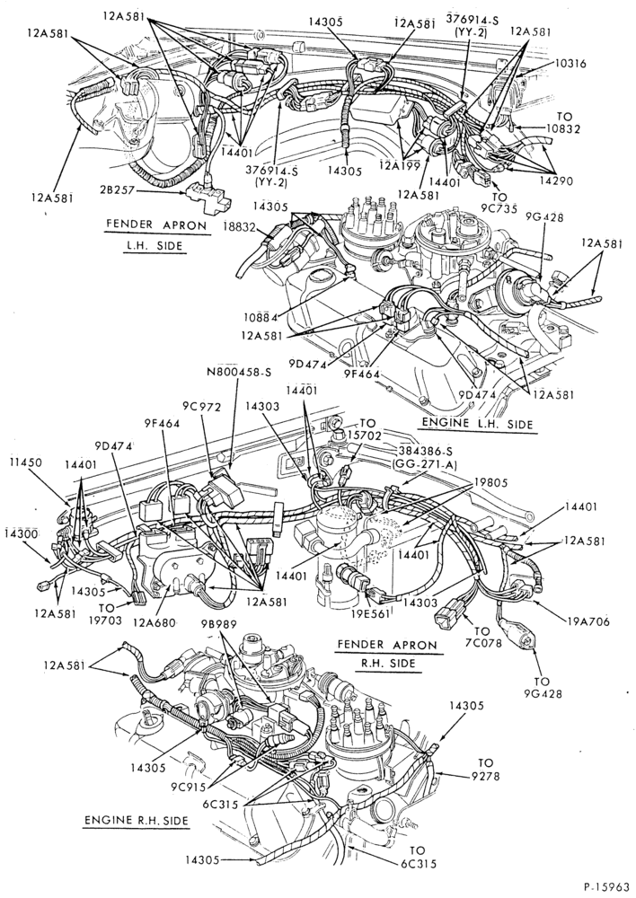 140 - ELECTRICAL SYSTEMS-Wiring system - engine compartment