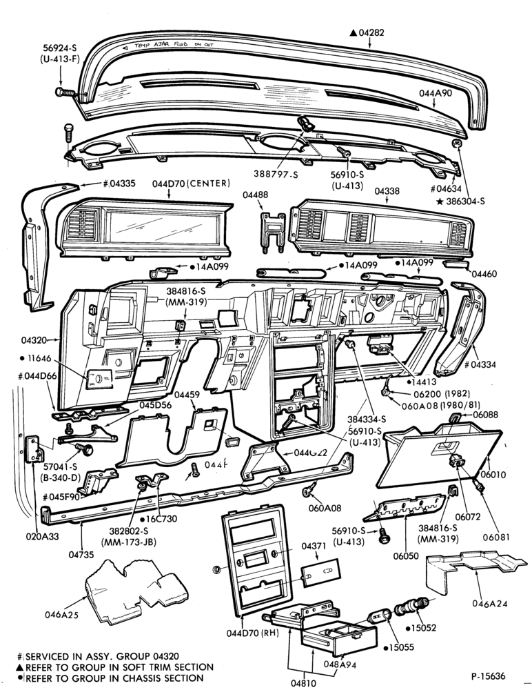 042 - BODY FRONT-Instrument panel