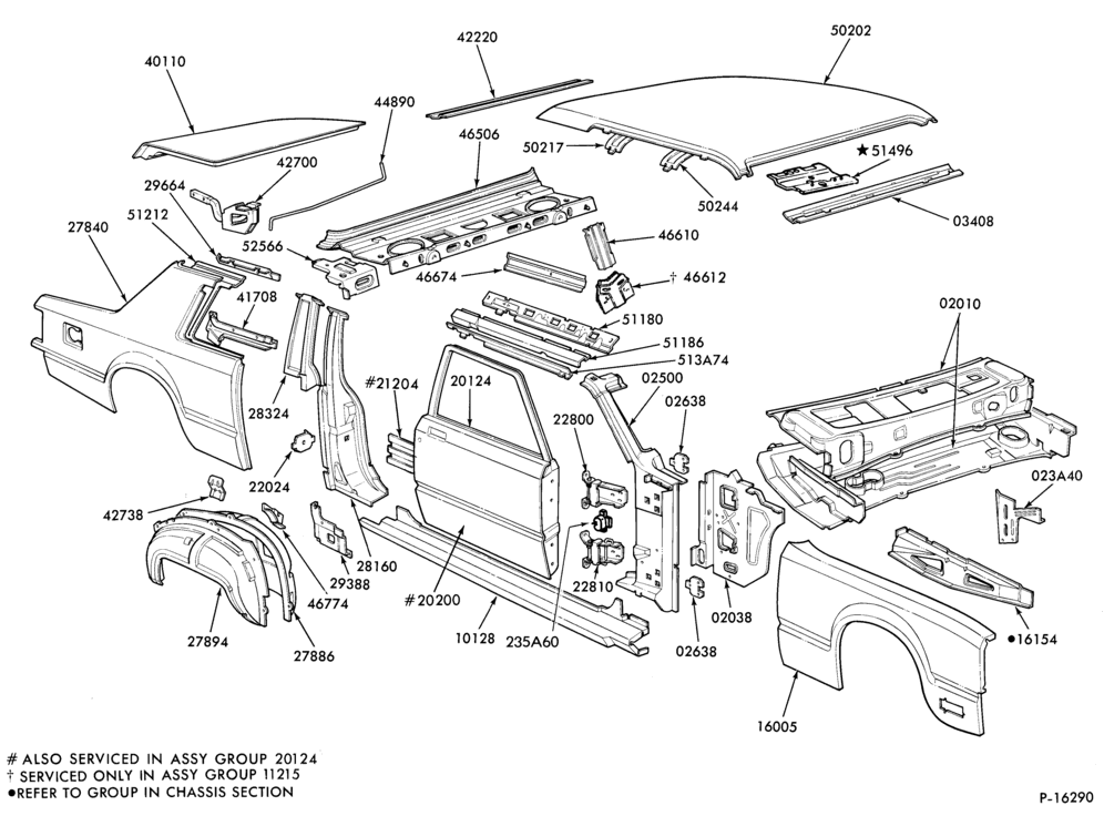 F - SHEET METAL-66 - upper body