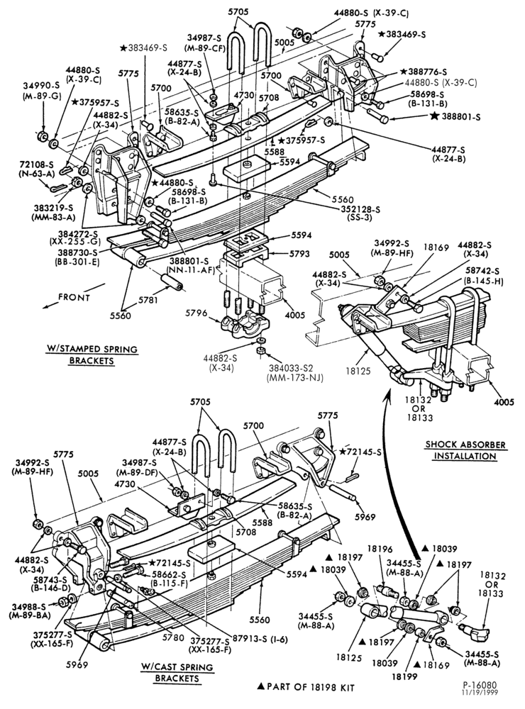 REAR SUSPENSION (SPRINGS AND SHOCK ABSORBERS)-Springs and shock absorbers-F600/800