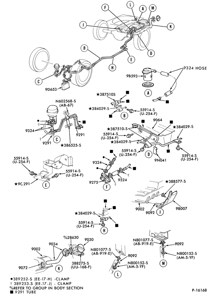 90 - 4 CYL. 2.3L (140 C.I.D.)-Fuel system