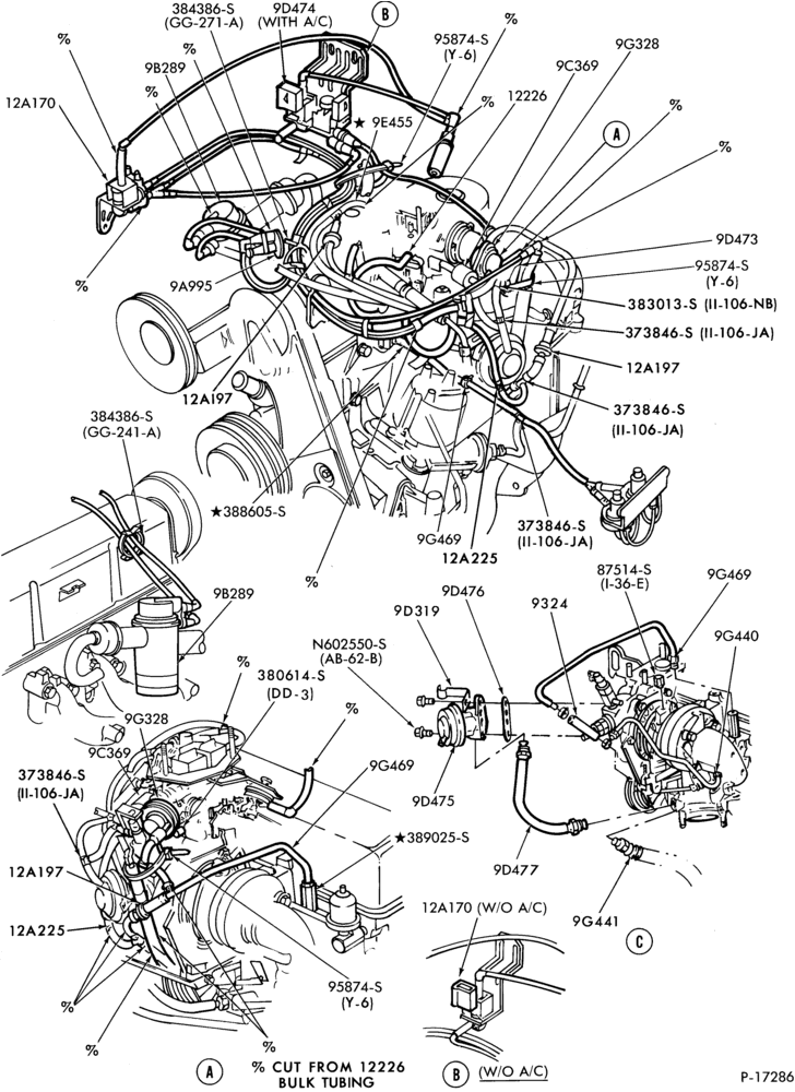 94.4 - 4 CYL. 2.3L (140 C.I.D.) - TC (TURBO)-Emission system - exhaust gas