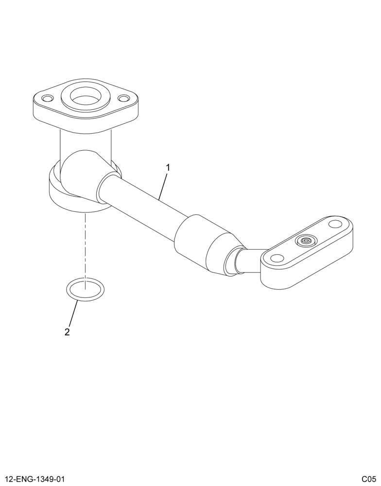 ......KIT TURBO OIL DRAIN TUBE (6E7Z-9T515-AA)