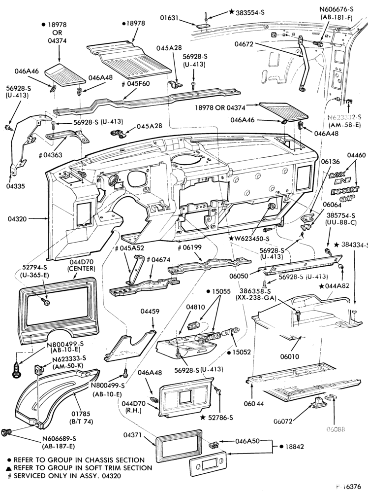 042 - BODY FRONT-Instrument panel