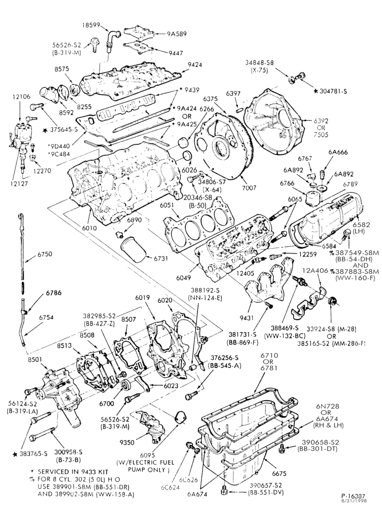 60 - 8 CYL. 5.0L (302 C.I.D.)-Cylinder head, valves & related parts