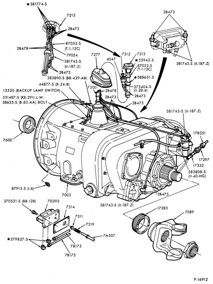 72.2 - EXTERNAL PARTS-13 speed - Fuller RT6613-FT800/900