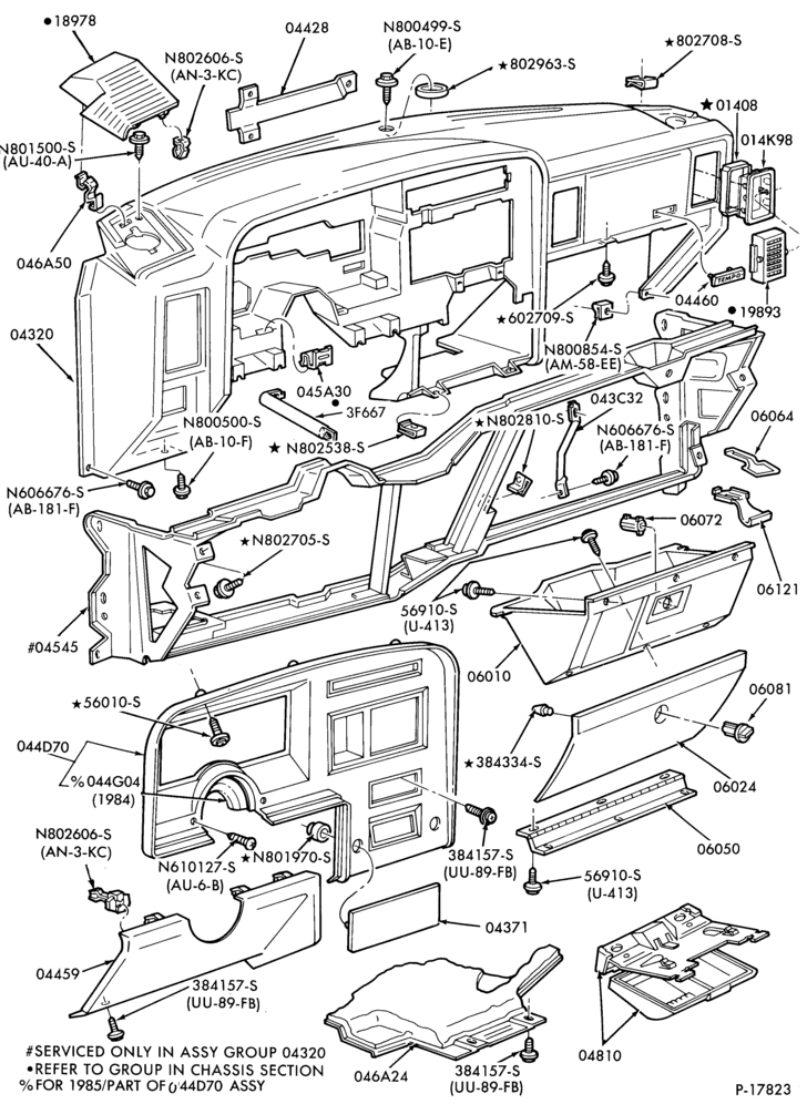 042 - BODY FRONT-Instrument panel