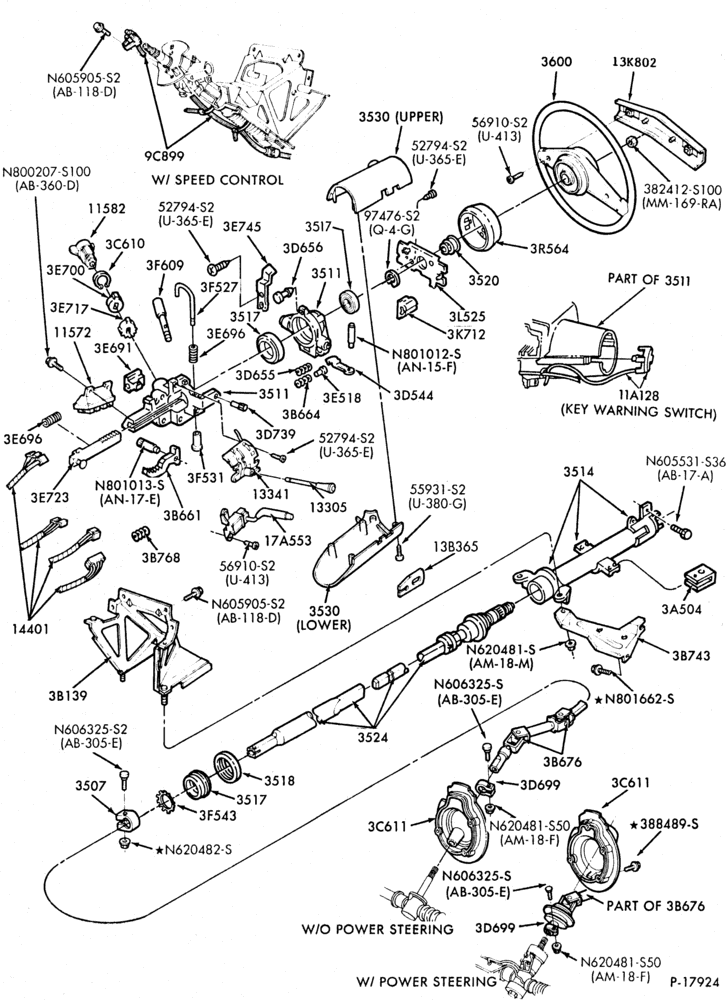 35 - STEERING-Steering column - tilt wheel