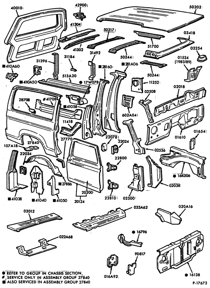 S/M - SHEET METAL-Sheet metal - upper body-B