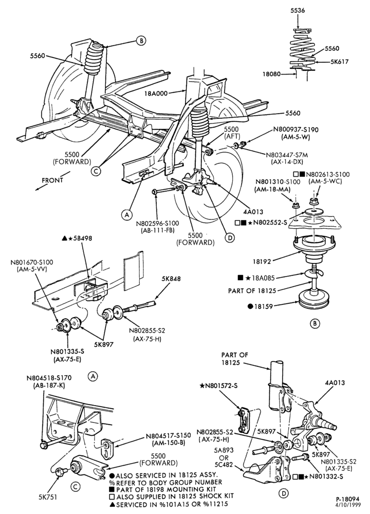 55 - DRIVESHAFT-REAR AXLE