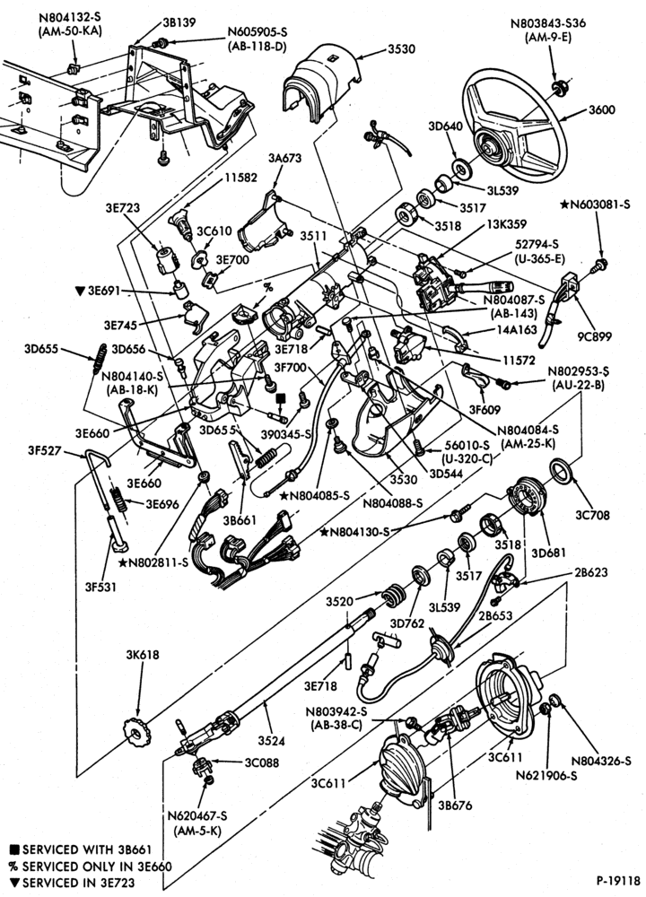 35 - STEERING-Steering column - tilt wheel