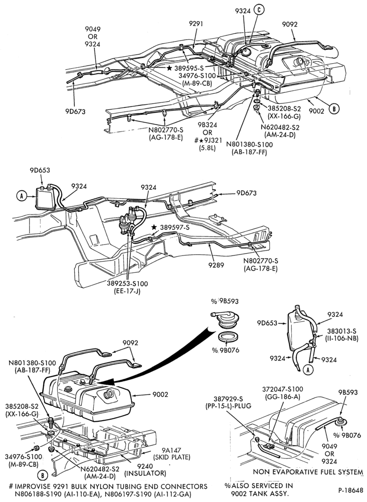 90 - 8 CYL. 5.8L (351 C.I.D.)-W-GAS-U150-w/aft axle tank