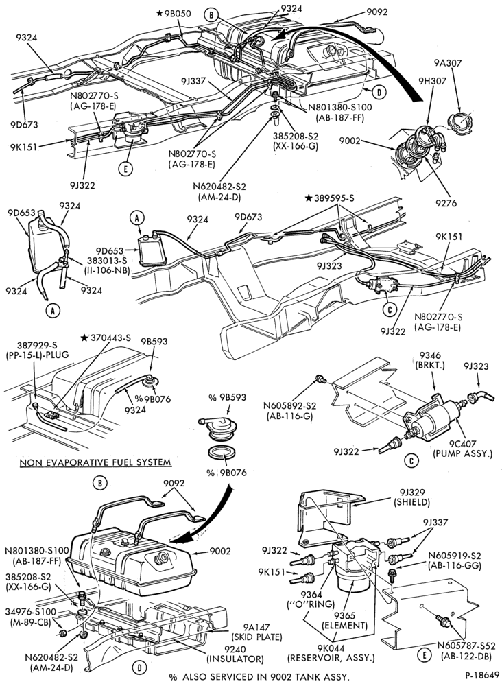 90 - 8 CYL. 5.0L (302 C.I.D.)-GAS-U150-w/aft axle tank-E.F.I.