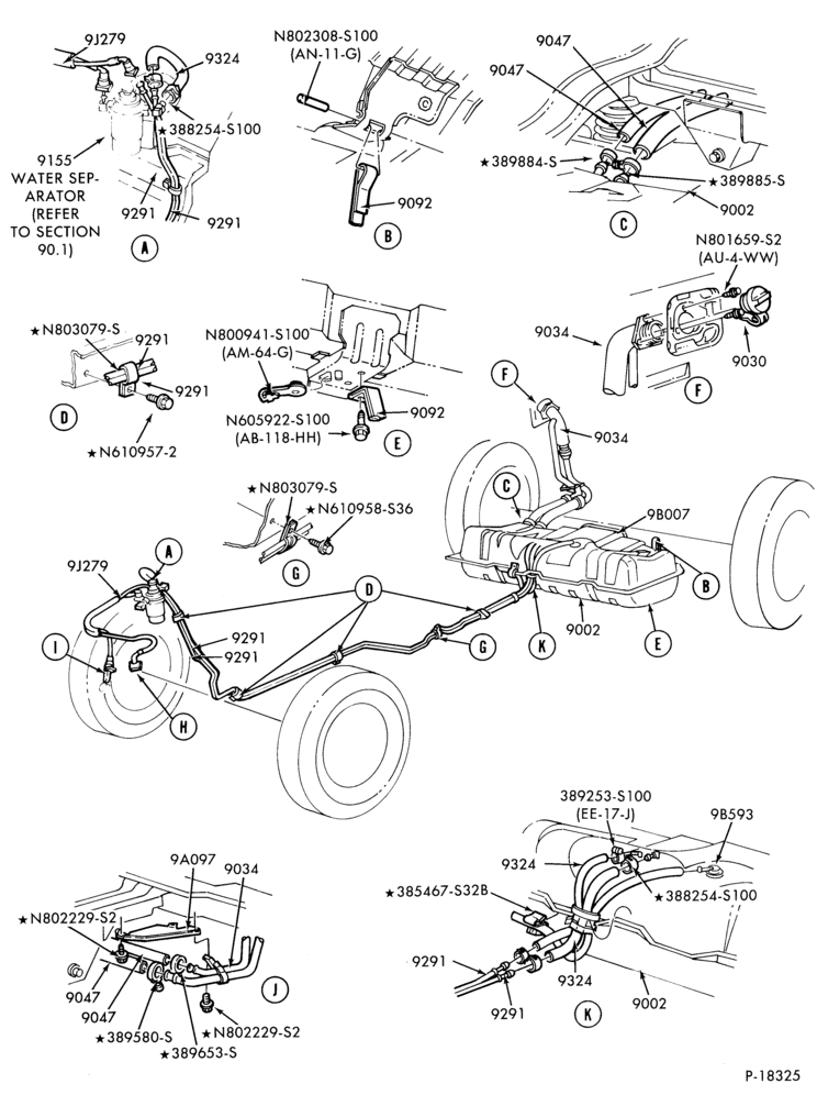 90 - 4 CYL. 2.0L (122 C.I.D.) - DIESEL-Fuel system