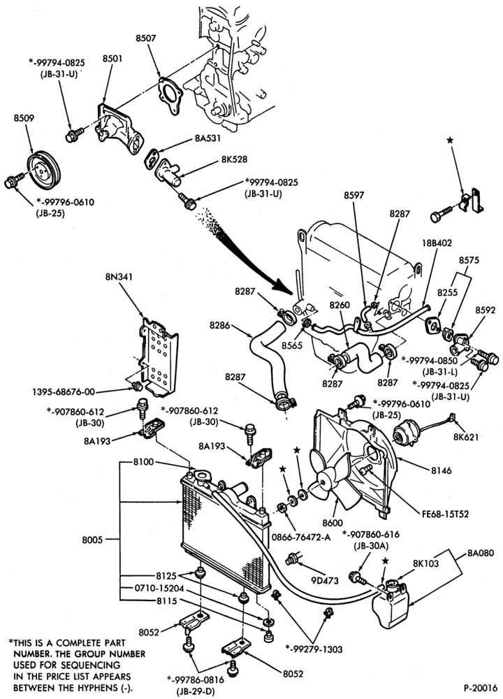 80 - AIR CONDITIONER-Heater hose