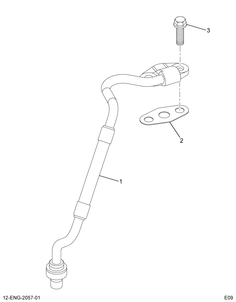 ......KIT TURBO OIL SUPPLY TUBE ASM (3C3Z-9T516-A)