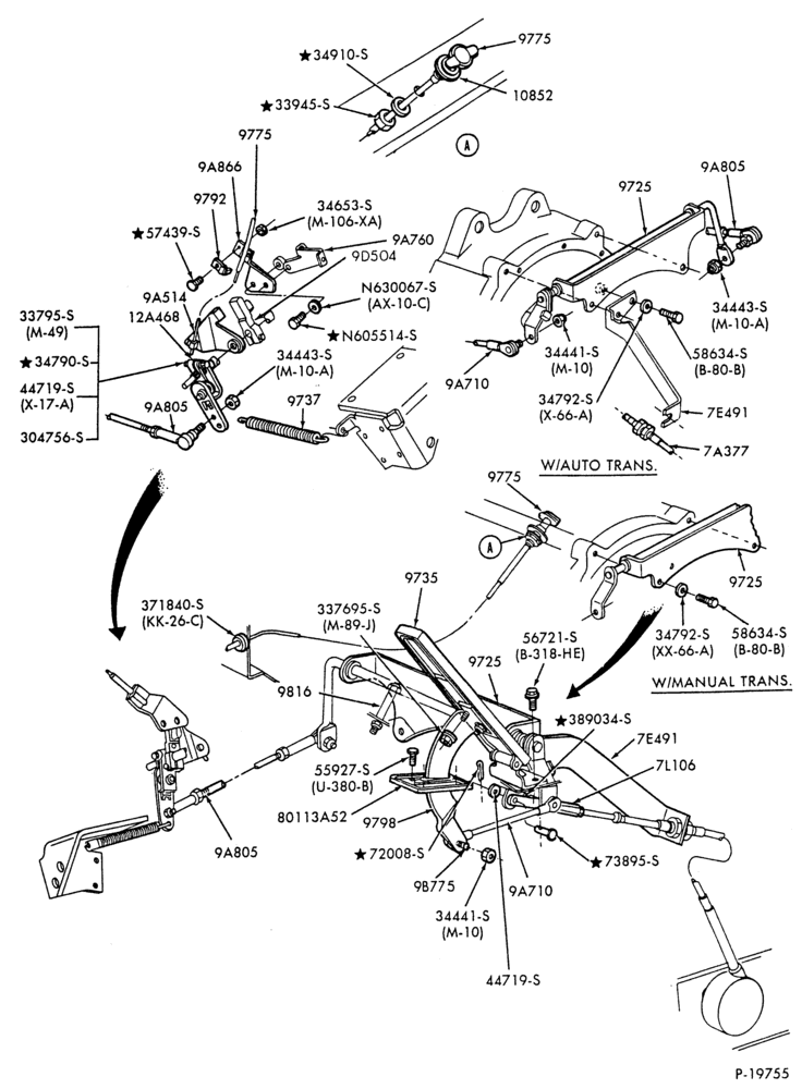 97.1 - 6 CYL. 6.6L & 7.8L DIESEL-Accelerator linkage