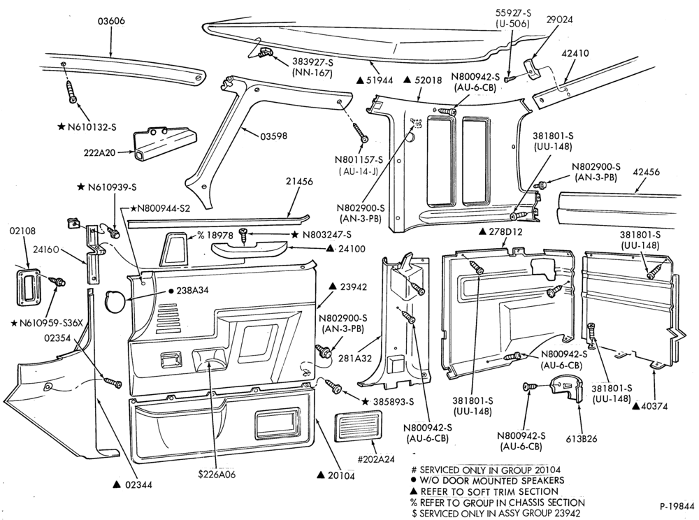 I/T - SOFT, INTERIOR TRIM-Interior trim - Super Cab-F150/350