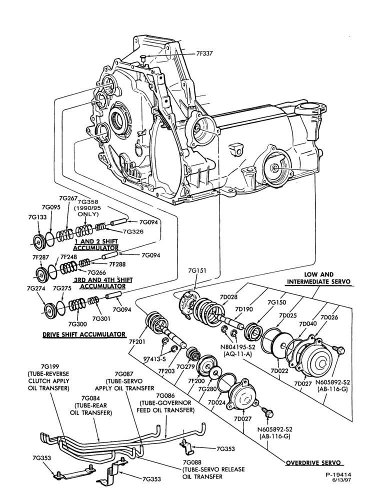 A70.9 - AXOD TYPE - INTERNAL PARTS-INTERNAL PARTS - servos, shift accumulators & related parts-E,ME