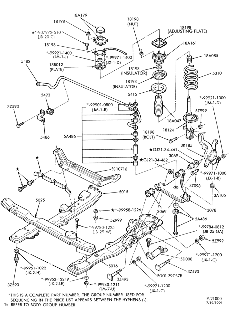 30 - FRONT SPRING AND STABILIZERS-REAR SUSPENSION - stabilizer bar - front
