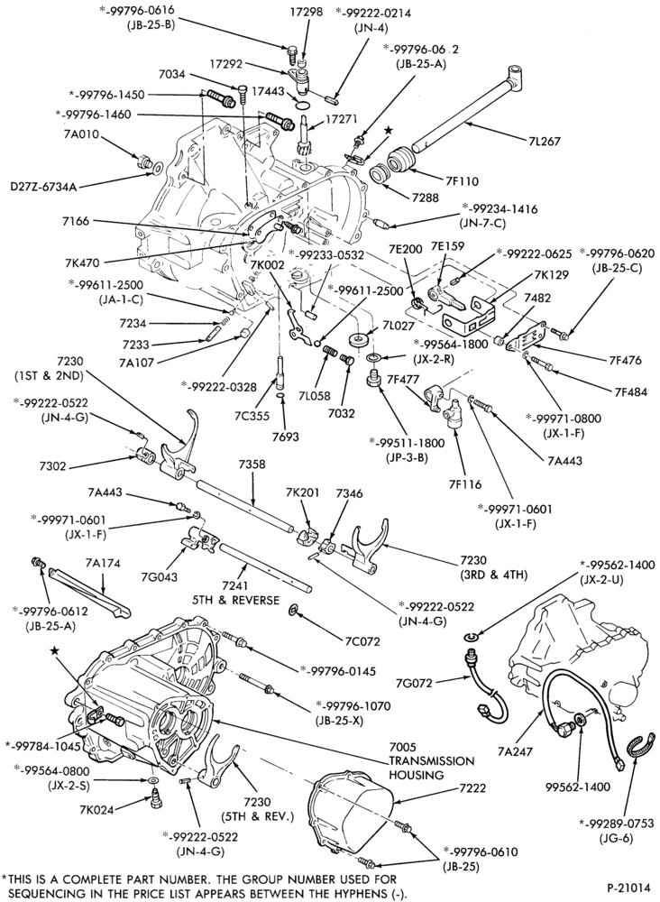 70.5 - INTERNAL PARTS-related parts - exc. TC-5/S