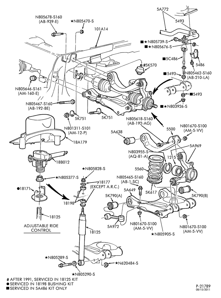 55 - FRONT SPRING AND STABILIZERS-REAR SUSPENSION - stabilizer bar