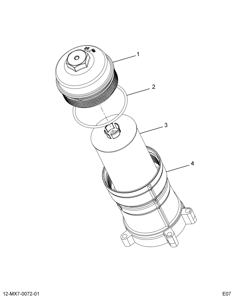......HOUSING AY OIL FILTER (4C4Z-7N260-AA)