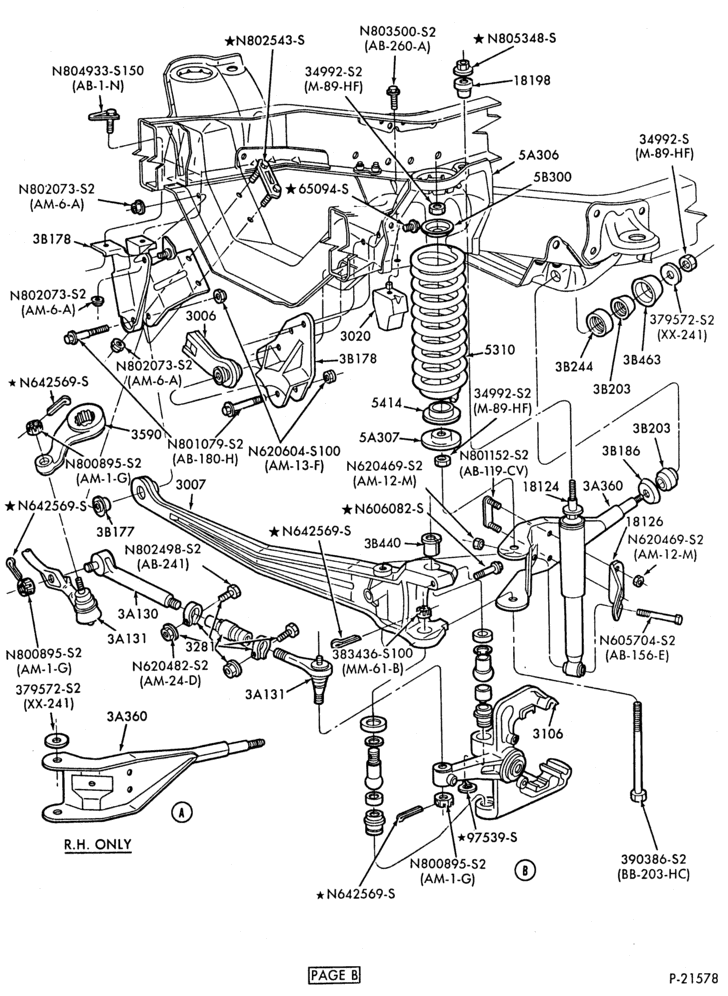 30 - FRONT SUSPENSION-(1989) - Page B - 2/W/D-B