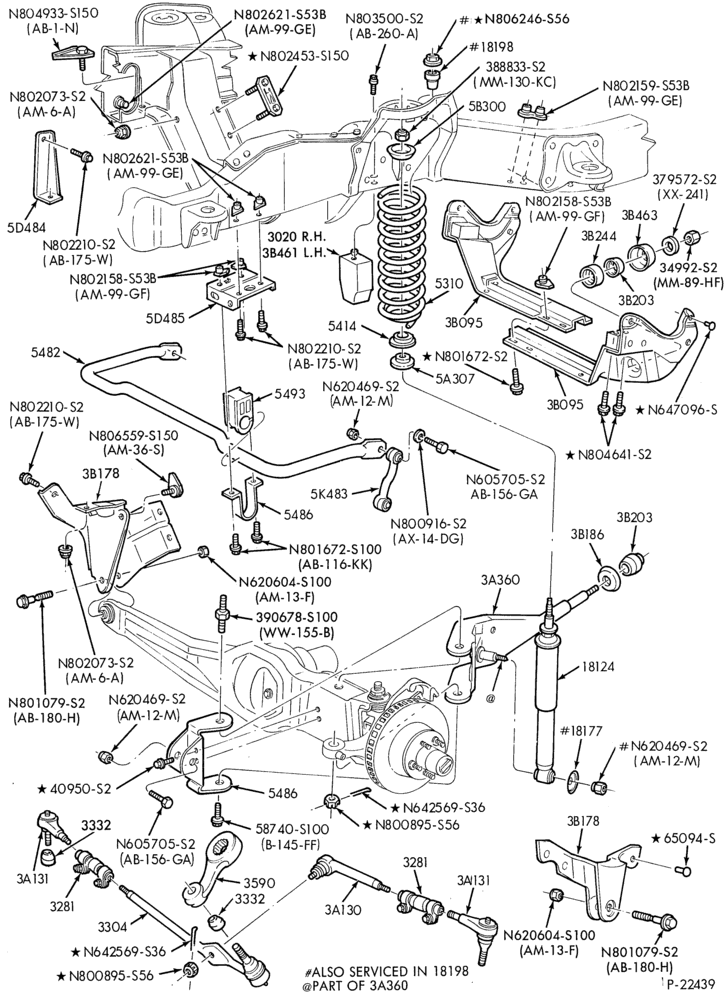 30 - FRONT SUSPENSION-Front suspension & steering linkage - 4x4-B