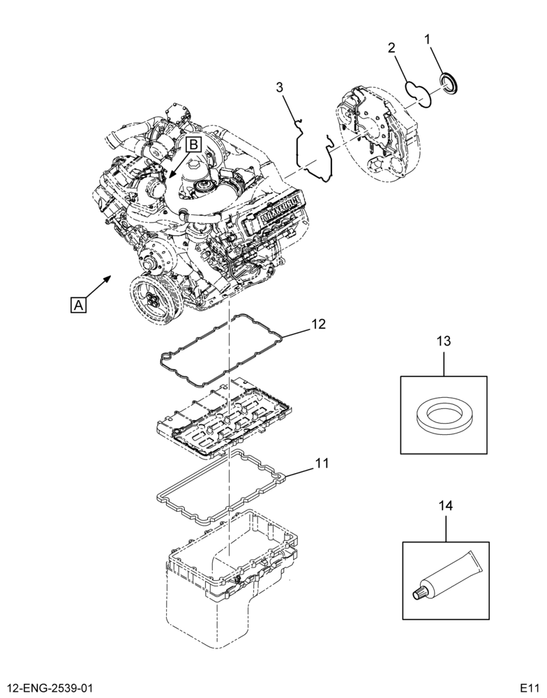 ......KIT LWR CRKC GASKT REPLACEMENT (6C4Z-6781-A) 1/2