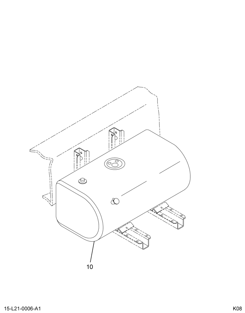 FUEL TANK MODULE; LT SIDE MTD TANK, (ABR #2)