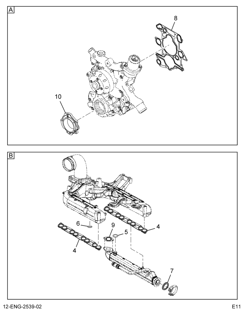 ......KIT LWR CRKC GASKT REPLACEMENT (6C4Z-6781-A) 2/2