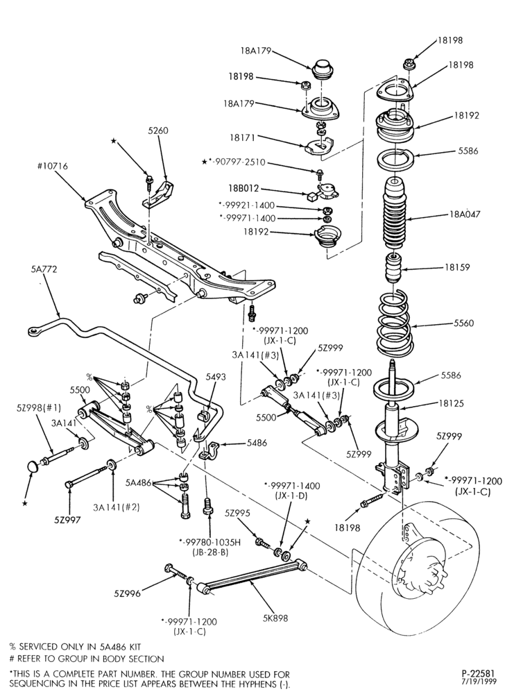 55 - FRONT SPRING AND STABILIZERS-REAR SUSPENSION - stabilizer bar - rear
