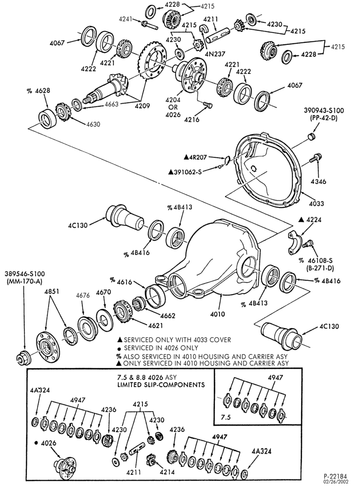 40 - REAR AXLE-REAR AXLE