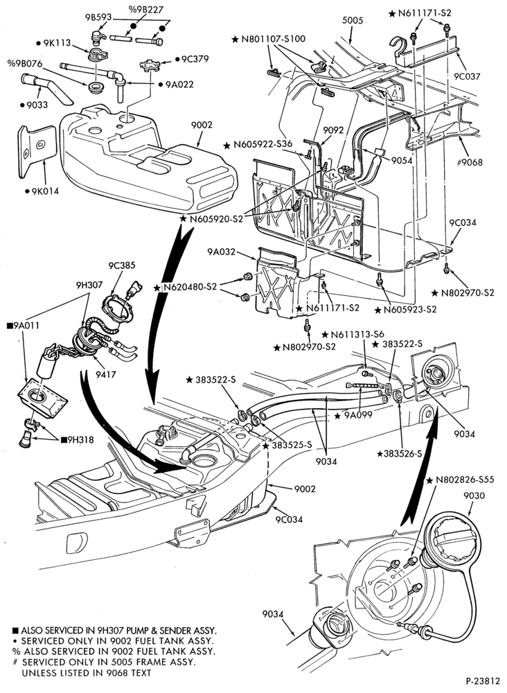 90 - FUEL SYSTEM AND CALIBRATION-Fuel tank & related parts