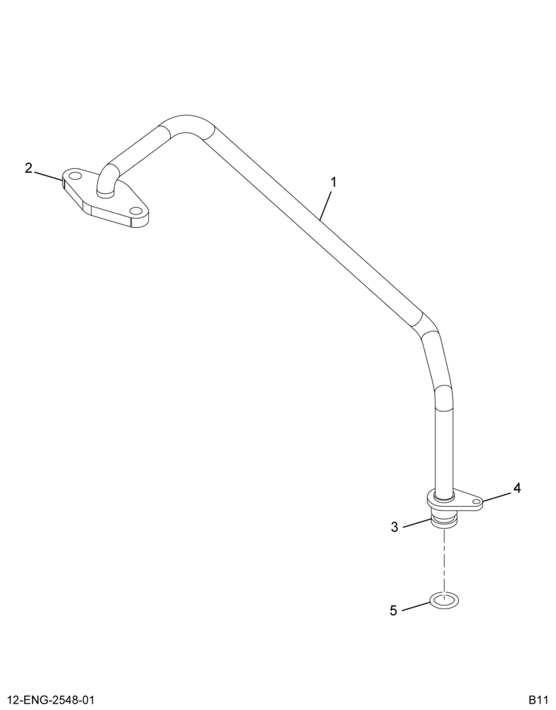 ........TUBE ASM TURBO OIL SPPL W/ORI (Intl. 1848075C91)