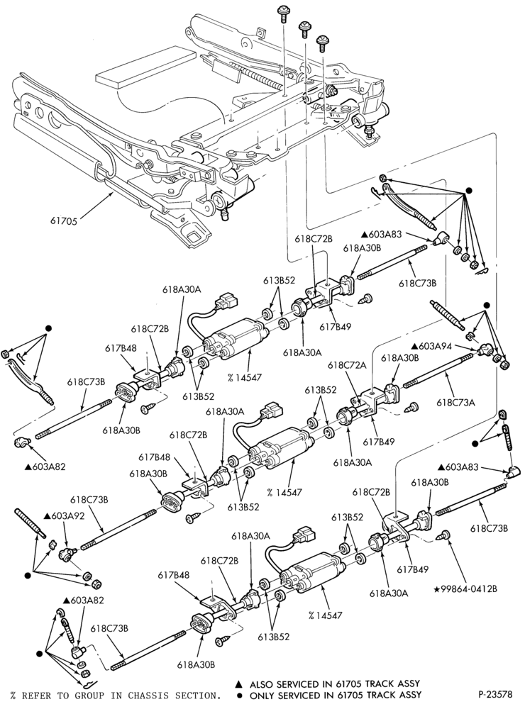 600.2 - SEATS AND SEAT BELTS-Front seat mechanism - lower half - electric